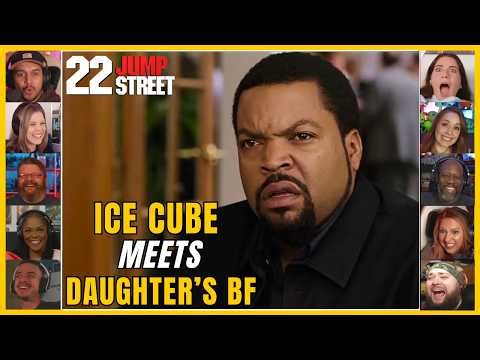 Best Reactions to "Ice Cube Meets His Daughter’s Boyfriend 💀" | 22 Jump Street (2014) Reactions