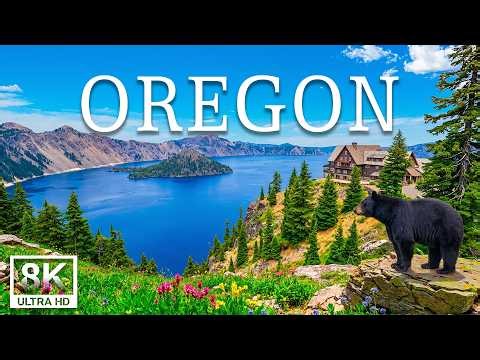 Oregon 8K | Crater Lake, Waterfalls & Stunning Pacific Coast Landscapes