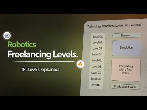 Technology Readiness Level (TRL) for Robotics | How Freelancers Track Real Progress