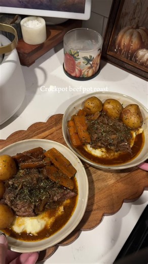 Crockpot Beef Pot Roast Recipe — Easy Cozy Fall Dinner