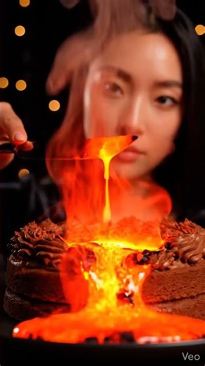 Lava Cake Hyper-food video challenge asmr
