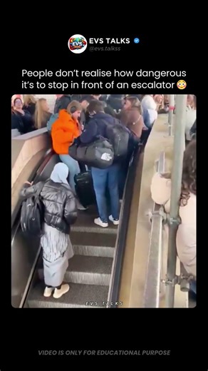 This Is Why You NEVER Stop at the End of an Escalator 😱