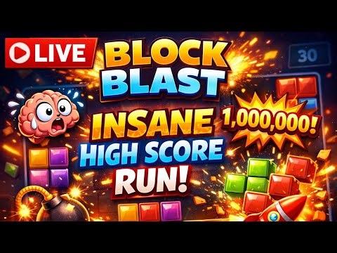 LIVE 🔴 Block Blast – Endless Puzzle Grind! 🎯
