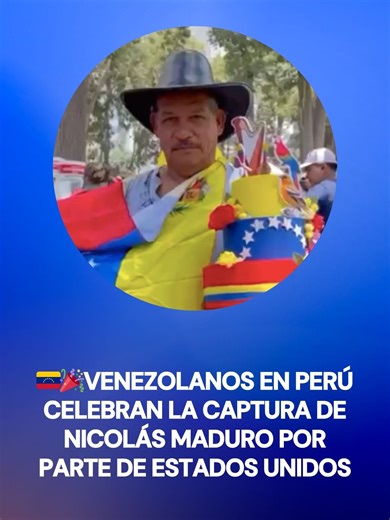 🇻🇪🎉“Gracias, Donald Trump”: Desde la madrugada, decenas de venezolanos se han reunido frente a la Embajada de Venezuela en Lima🇵🇪, para festejar la captura de Nicolás Maduro anunciada por el presidente de Estados Unidos, Donald Trump🇺🇸, después de una intervención militar con bombardeos en Caracas.💥 #TikTokInforma #TikTokMeHizoVer #Venezuela #Trump #Maduro