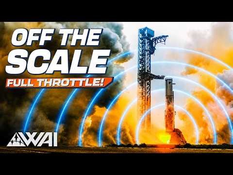 SpaceX Tests Starship Super Heavy v3 at FULL Throttle & Duration!