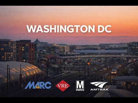 LIVE: Trains at Union Station Railcam | Amtrak, Acela, Marc, WMATA