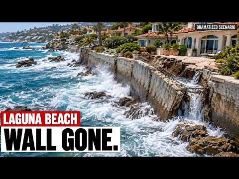 Laguna Beach's $25M Beach Homes Lost Their Sand. Now the Walls in Front Are Giving Way.
