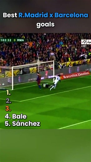 Best Real Madrid x Barcelona goals