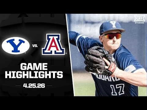 BYU vs. Arizona Highlights (4.25.26) | 2026 Big 12 Baseball