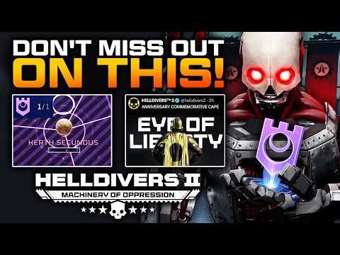 Helldivers 2 - New Mega Fortress & A Free Cape!