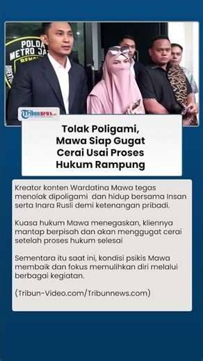 Mantap Berpisah, Wardatina Mawa Menolak Hidup Bersama Insan dan Inara Rusli demi Ketenangan Pribadi