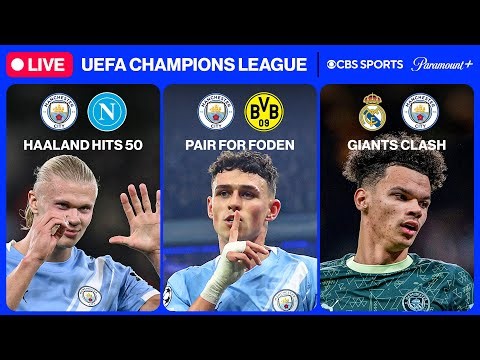 UEFA Champions League 24/7 ⭐ | Man City Match Replay's | Tuesday 12/23 | CBS Sports Golazo