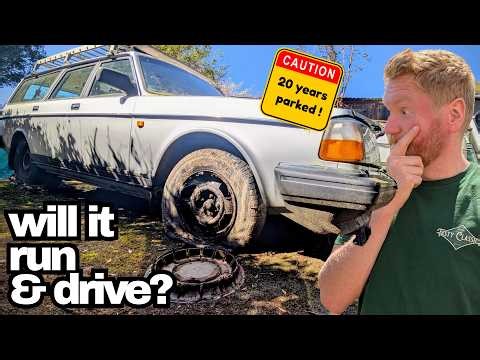 ABANDONED For 20 YEARS! Will This 1992 Volvo 240 RUN & DRIVE?