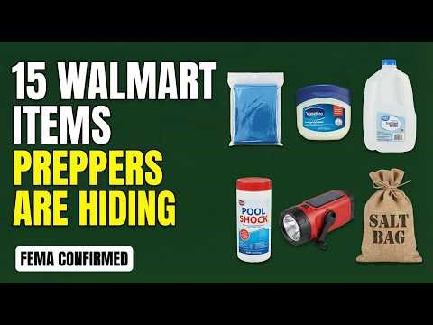 15 Walmart Items Preppers Are Hiding From Their Neighbors Right Now