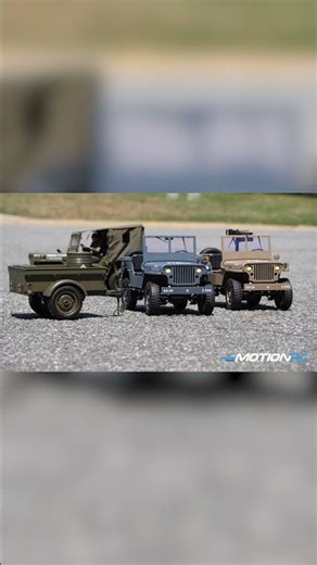 Grab a new 1/10 scale Willys Jeep from Primus! Available in Green, Grey or Tan now at Motion RC