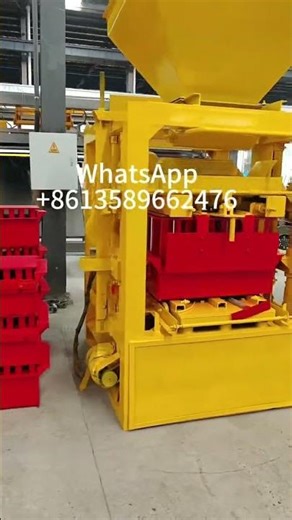 QT4-24 semi automatic concrete block making machine hollow block machine for sale