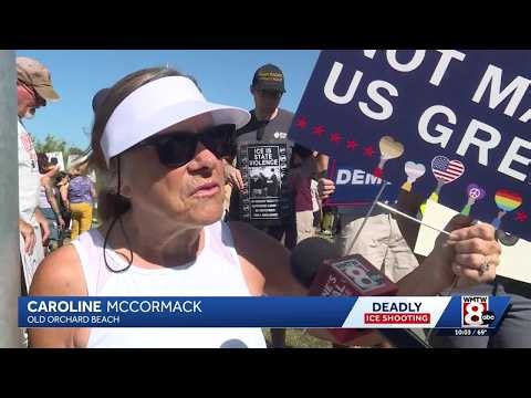 Fifth day of anti-ICE protests in Biddeford