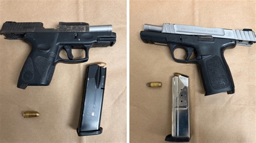 Springfield police seize guns after suspect threatens kids