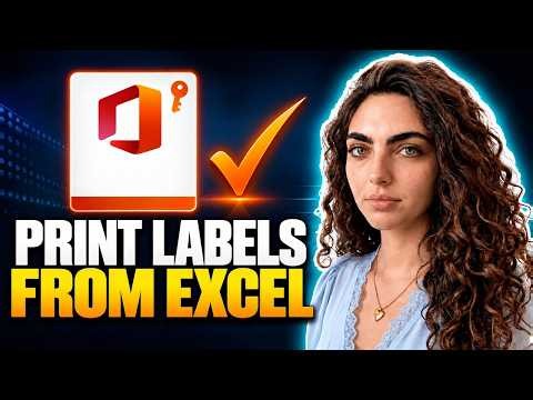 How to Print Address Labels from Excel with Word Mail Merge (Windows PC)