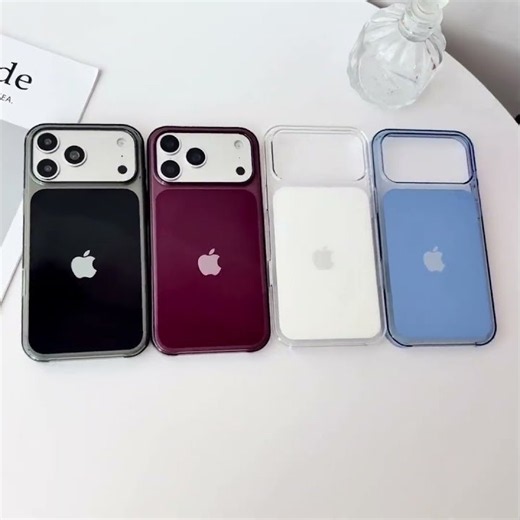 Anti-Yellowing Clear Case with MagSafe & AI Camera Control Button for iPhone