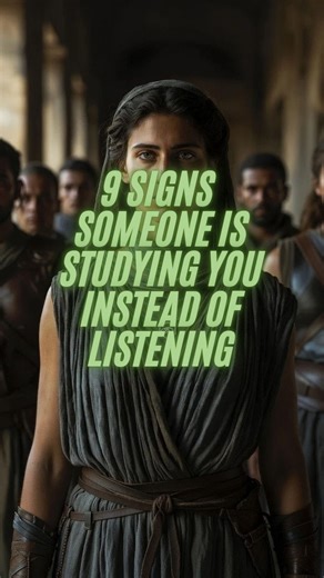 Most people think listening is about hearing words. It’s not. Some people listen to respond. Others listen to analyze. If you’ve ever felt someone’s eyes on you—but not their attention—this breakdown explains why. These 9 signals show when someone is studying your behavior, not your message. Once you see them, you’ll notice them in meetings, negotiations, interviews… everywhere. 👉 Watch till the end 💬 Comment the sign that caught you off guard 🔁 Share this with someone who reads people well A