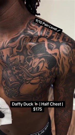 Inspirational Half Chest Tattoo Designs