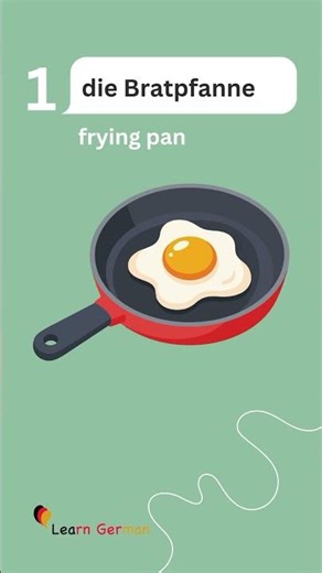 5 German Words a day | in der Küche | in the kitchen | #learngerman | #shorts