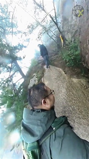Man Slips Off Cliff… Caught in 360° 😳💥