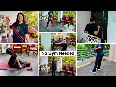 Full Body Resistance Band Workout 💪| No Gym, Just One Band 