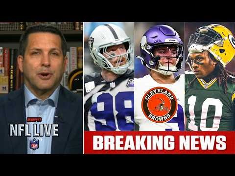 FULL NFL LIVE | Maxx Crosby to Cowboys; DeAndre Hopkins to Packers; J.J. McCarthy to Browns