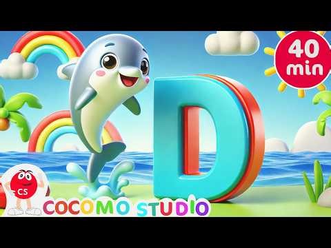 Letter D Phonics Song 40 Minute Compilation 🔤 | ABC Learning for Toddlers and Kindergarten Kids