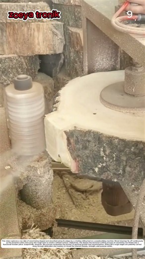 Raw Log Magic: How Woodturning Lathe Shapes Rough Timber into Masterpieces 