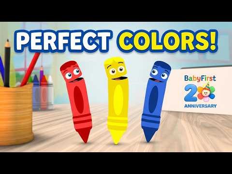 Color Crew Top 20 Episodes | BabyFirst 20th Anniversary Special | Learn Colors & More | BabyFirst