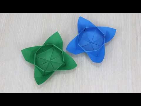 How to Make Easy Storage Box with Paper - Origami Box without glue