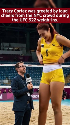 Tracy Cortez was the final fighter to weigh in and successfully made weight for her UFC 322 rematch with Erin Blanchfield.#tracycortez #mma #ufc #ufc322 #weighin