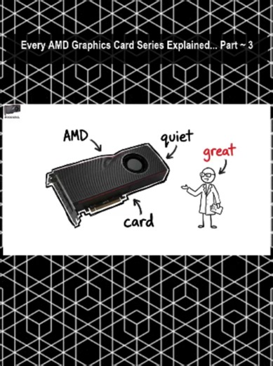 Part 3 ~ Every AMD Graphics Card Series Explained Every AMD Radeon graphics card series explained in plain English, from the budget RX 580 to data-center AI chips. It starts with the old GCN era, the RX 400 and 500 cards plus the power-hungry Vega 56 and 64, then the RX 5000 series where RDNA gave AMD a fresh start. The RX 6000 series on RDNA 2 finally went toe to toe with Nvidia’s RTX 3000 cards. The RX 7000 series brought the first chiplet design to gaming GPUs, and the RX 9000 series on RDNA 