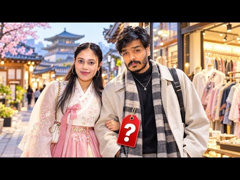 KOREAN OUTFIT CHALLENGE | PRAVEEN MRUDULA 😍