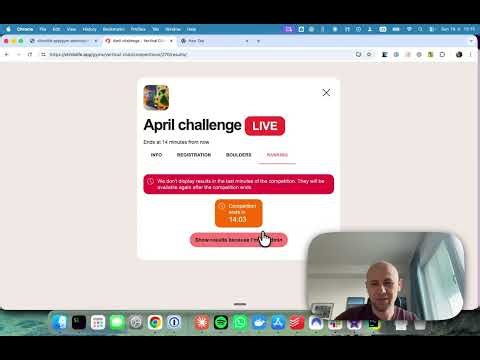 Competitions: 3 - climbers perspective & closing the competition