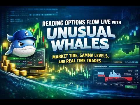 Reading Options Flow Live with Unusual Whales | Market Tide, Gamma Levels, and Real Time Trades