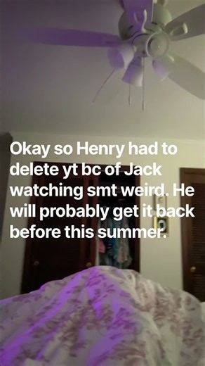 Henry got his yt deleted!