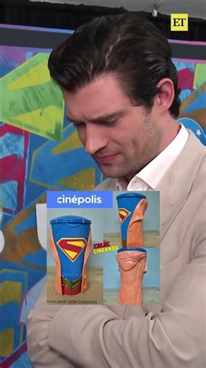 #nicholashoult and #davidcorenswet react to viral #supergirl cup