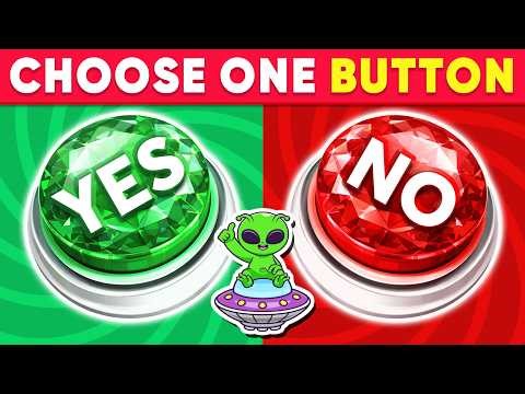 Choose One BUTTON...! 😱🤫 YES or NO 🟢🔴 Quiz Alien