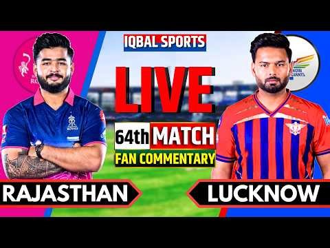 🔴LIVE: Rajasthan vs Lucknow, IPL 2026 Fan Commentary | Live Cricket Match Today | RR vs LSG Live