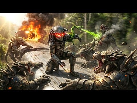 Predator Origins : 🔥 Alien Siege on the Doomed Train | Cinematic Sci-Fi Short Film (4K AI Concept)