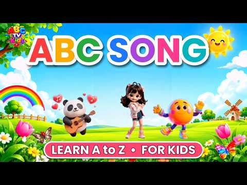 ABC Song for Kids | Learn Alphabet A to Z with Fun Dancing Characters | ABC TV Kids
