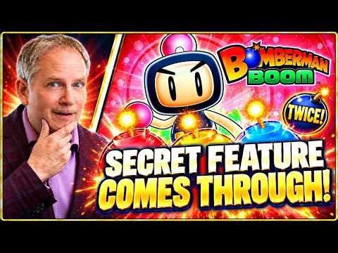 2 SECRET FEATURES and a "MASSIVE WIN" on Bomberman Slots!