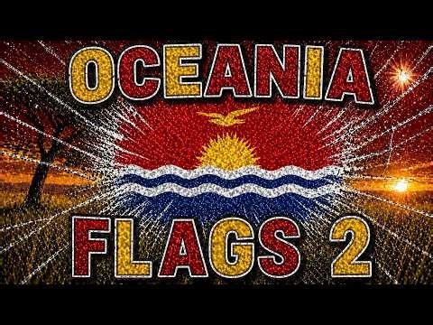 Oceania Flag Challenge 🌏 | Can You Finish It? (Part 2)