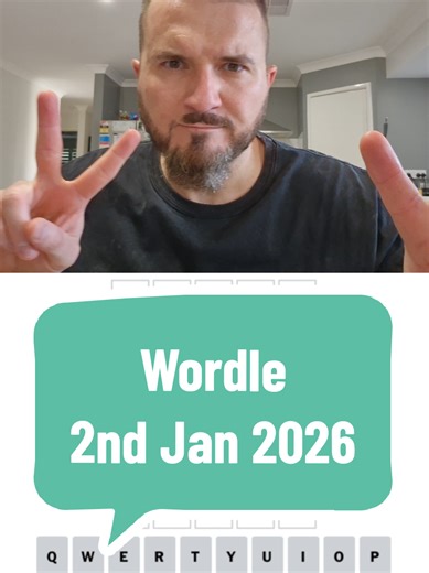 Wordle Challenge for January 2, 2026