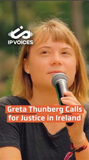 Greta Thunberg's Powerful Speech in Ireland 🇮🇪 #Shorts #ireland #gretathunberg