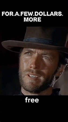 For a Few Dollars More (1965) | Clint Eastwood’s Intense Western Movie Scene